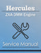 Hercules ZXA-3MM Engine - Service Manual Cover