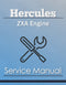 Hercules ZXA Engine - Service Manual Cover