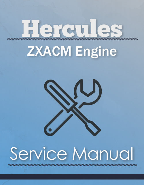 Hercules ZXACM Engine - Service Manual Cover