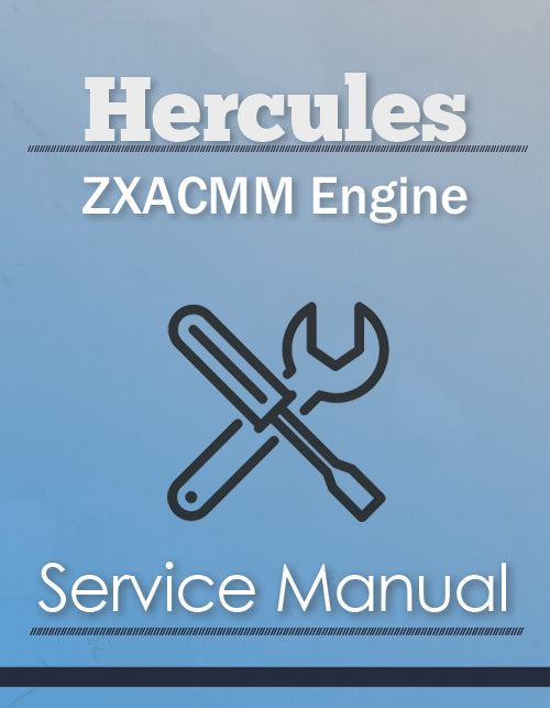 Hercules ZXACMM Engine - Service Manual Cover