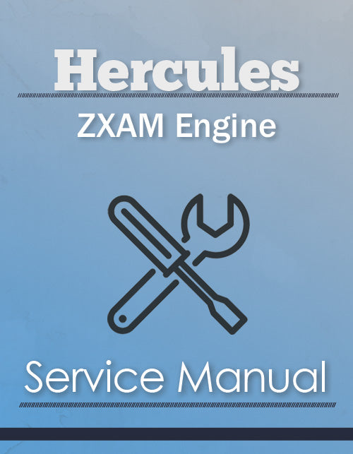 Hercules ZXAM Engine - Service Manual Cover