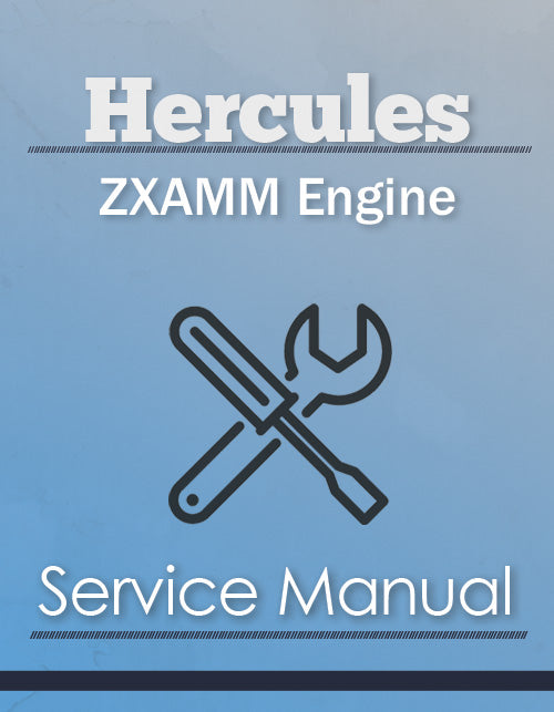 Hercules ZXAMM Engine - Service Manual Cover