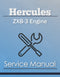 Hercules ZXB-3 Engine - Service Manual Cover