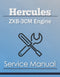 Hercules ZXB-3CM Engine - Service Manual Cover