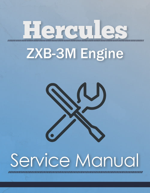 Hercules ZXB-3M Engine - Service Manual Cover