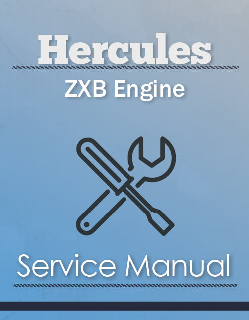 Hercules ZXB Engine - Service Manual Cover
