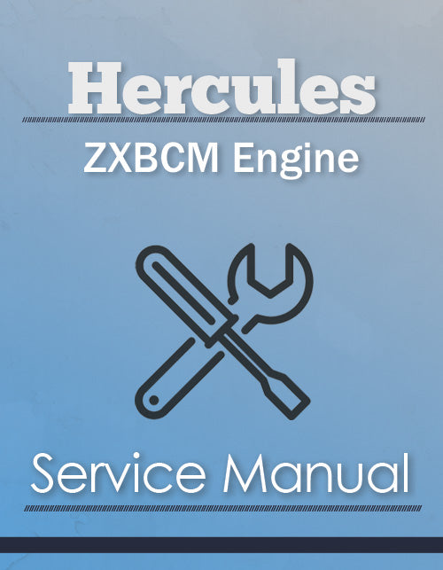 Hercules ZXBCM Engine - Service Manual Cover