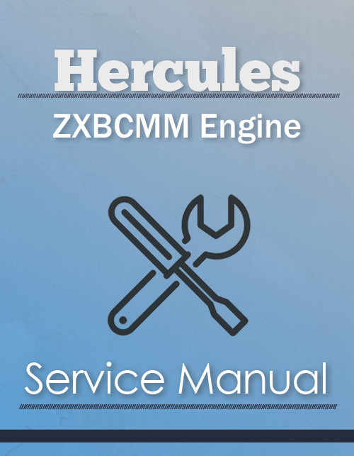 Hercules ZXBCMM Engine - Service Manual Cover