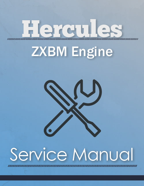 Hercules ZXBM Engine - Service Manual Cover