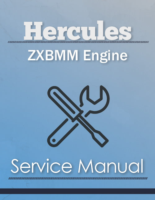 Hercules ZXBMM Engine - Service Manual Cover