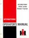 International 1026 Turbo Diesel Tractor Manual