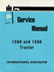 International 1566 and 1568 Tractor - Service Manual