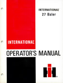 International 27 Baler Manual