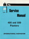 International 400 and 500 Planters - COMPLETE Service Manual