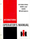 International 4000 and 5000 Windrowers Manual
