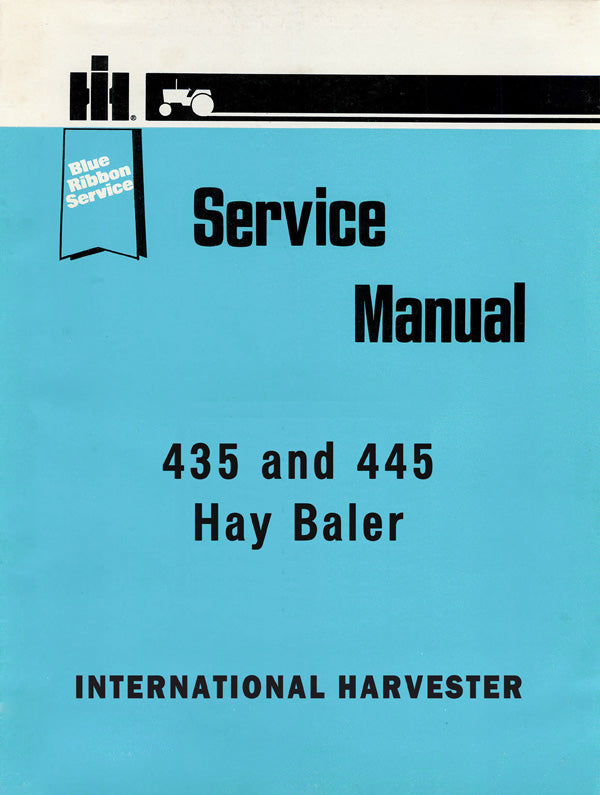 International 435 and 445 Hay Baler - Service Manual