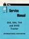 International 554, 644, 744 and 844S Tractor - Service Manual