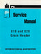 International 810 and 820 Grain Header - Service Manual