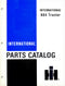 International 884 Tractor - Parts Catalog