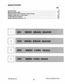 International 810 and 820 Grain Header - Service Manual