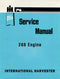 International Harvester 268 Engine - Service Manual Cover