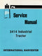 International Harvester 3414 Industrial Tractor - Service Manual Cover