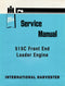 International Harvester 515C Front End Loader Engine - Service Manual Cover