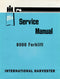 International Harvester 8000 Forklift - Service Manual Cover