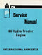 International Harvester 86 Hydro Tractor Engine - Service Manual Cover