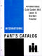 International Harvester Cub Cadet 282 Lawn & Garden Tractor - Parts Catalog Cover