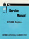 International Harvester DTI466 Engine - Service Manual Cover