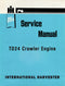 International Harvester TD24 Crawler Engine - Service Manual Cover