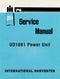 International Harvester UD1091 Power Unit - Service Manual Cover