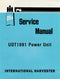 International Harvester UDT1091 Power Unit - Service Manual Cover