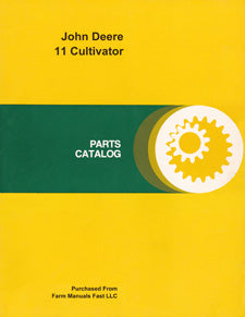 John Deere 11 Cultivator - Parts Catalog
