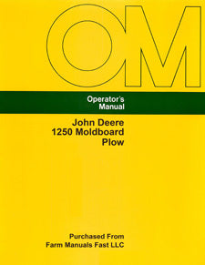 John Deere 1250 Moldboard Plow Manual