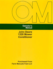 John Deere 1320 Mower Conditioner Manual