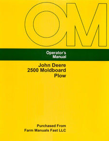 John Deere 2500 Moldboard Plow Manual