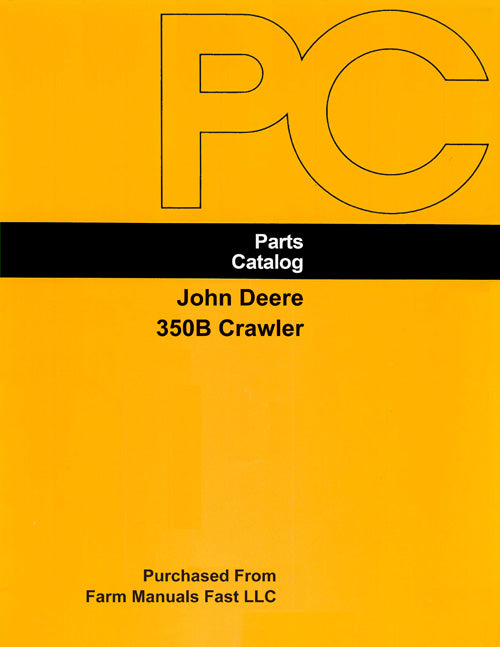 John Deere 350B Crawler - Parts Catalog