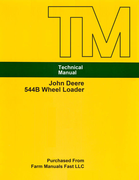 John Deere 544B Wheel Loader - Service Manual