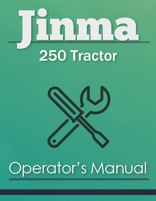 Jinma 250 Tractor Manual Cover