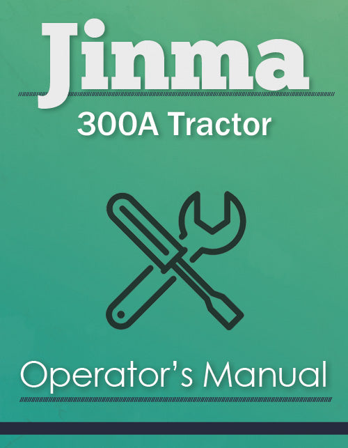 Jinma 300A Tractor Manual Cover