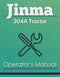Jinma 304A Tractor Manual Cover