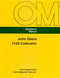 John Deere 1125 Cultivator Manual Cover