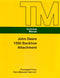John Deere 1550 Backhoe Attachment Service - Service Manual Cover