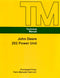 John Deere 202 Power Unit - Service Manual Cover