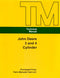 John Deere 3 and 4 Cylinder Engines Engines - Service Manual Cover
