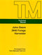 John Deere 3940 Forage Harvester - Service Manual Cover