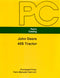 John Deere 40S Tractor - Parts Catalog Cover