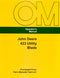 John Deere 423 Utility Blade Manual Cover